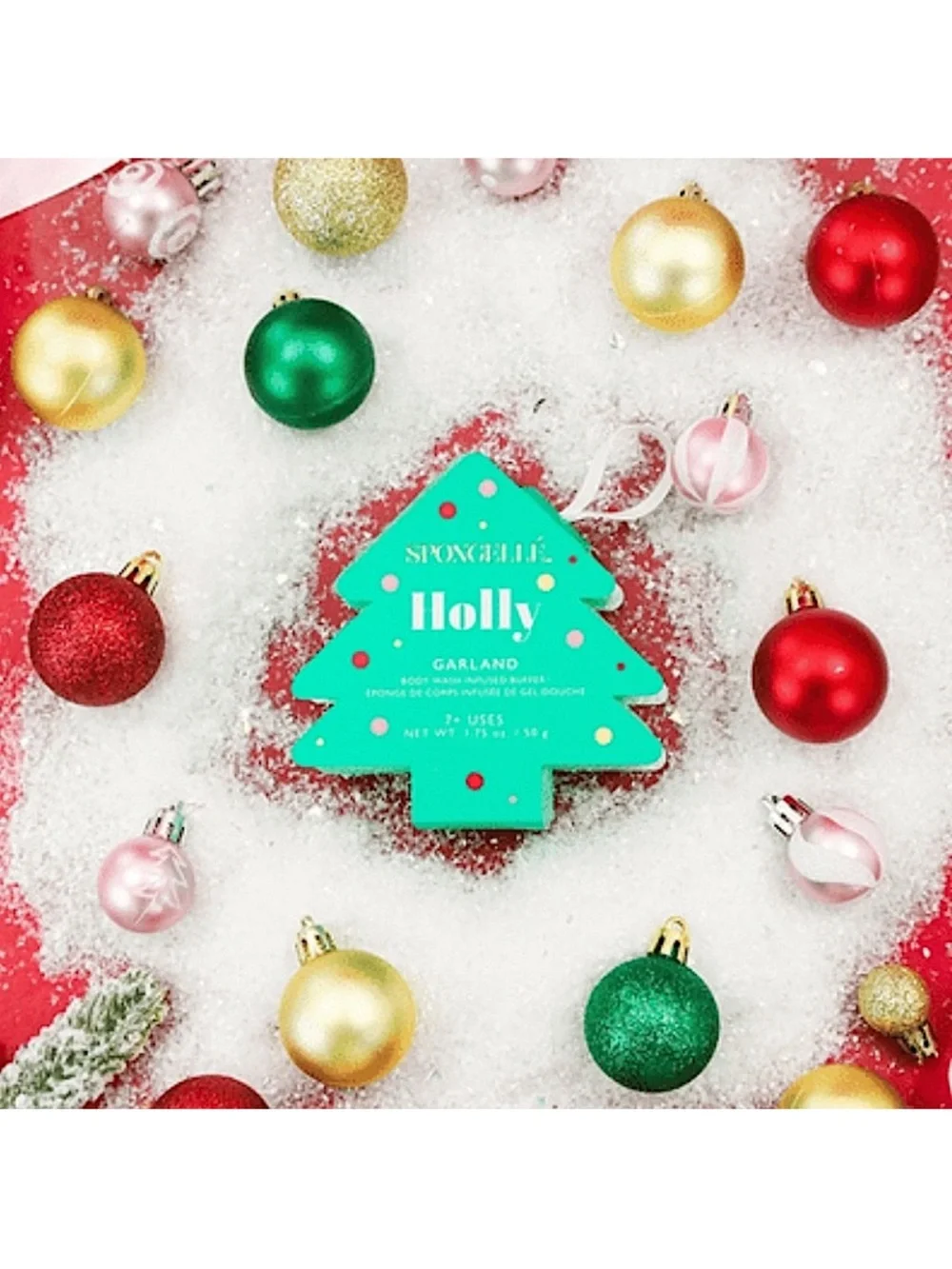 Spongelle holly garland